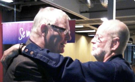 Göra Skytte och K G Hammar möttes på bokmässan i Göteborg